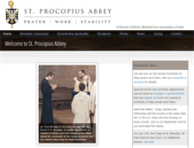 Tablet Screenshot of procopius.org